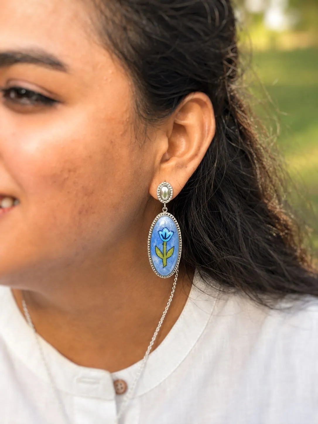 Azure Tea Earrings