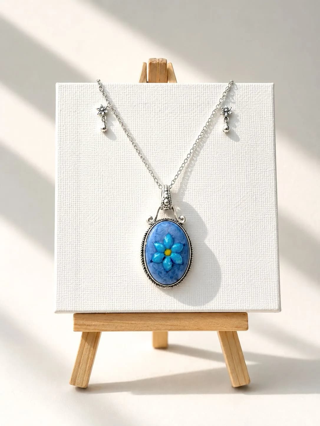Indigo Whisper Pendant
