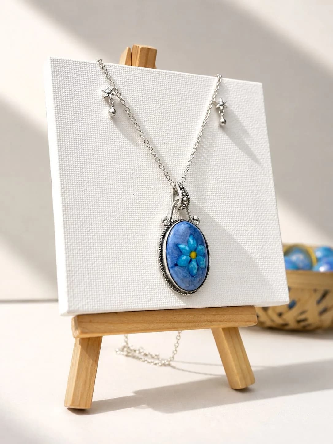 Indigo Whisper Pendant