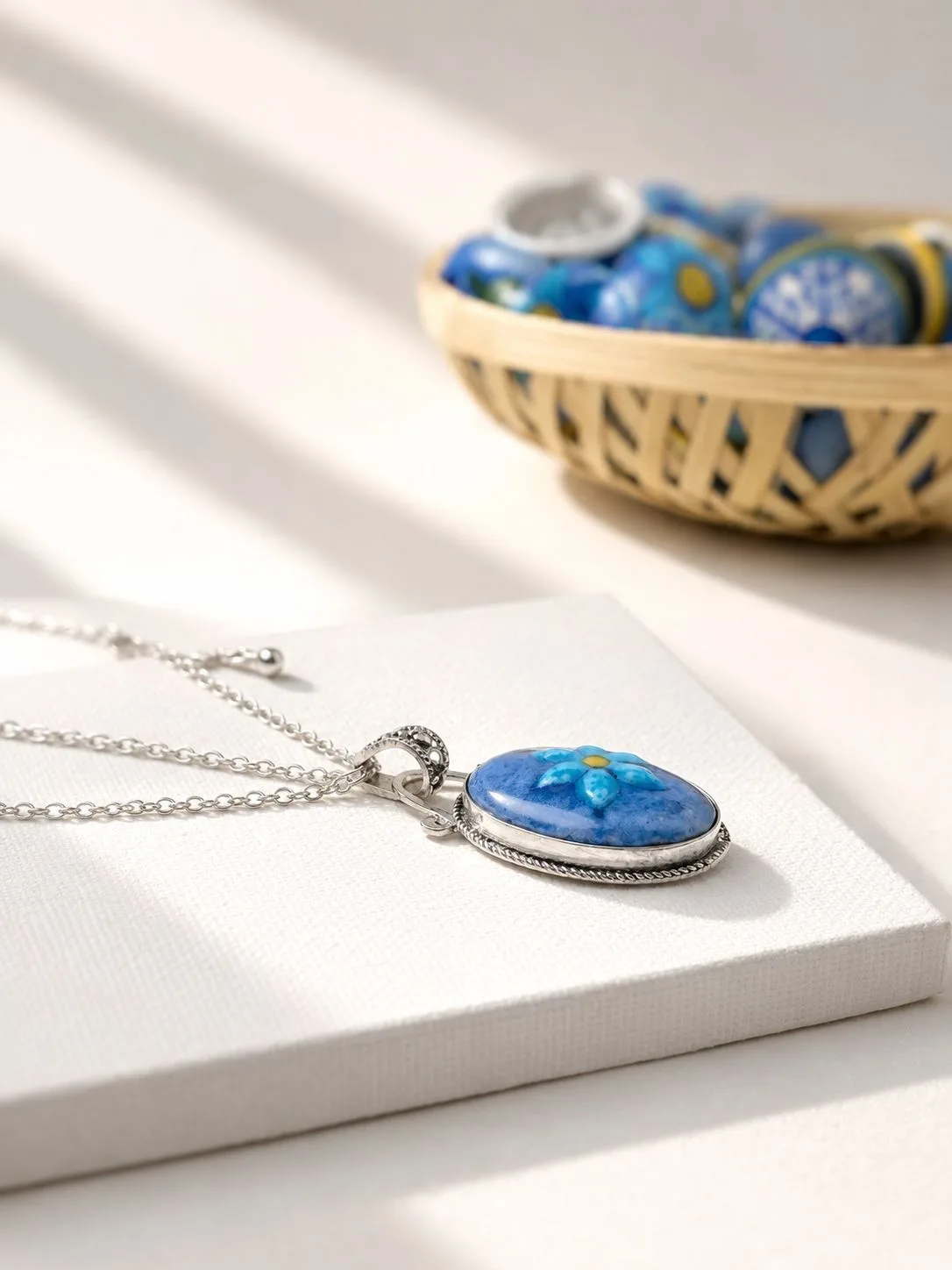 Indigo Whisper Pendant