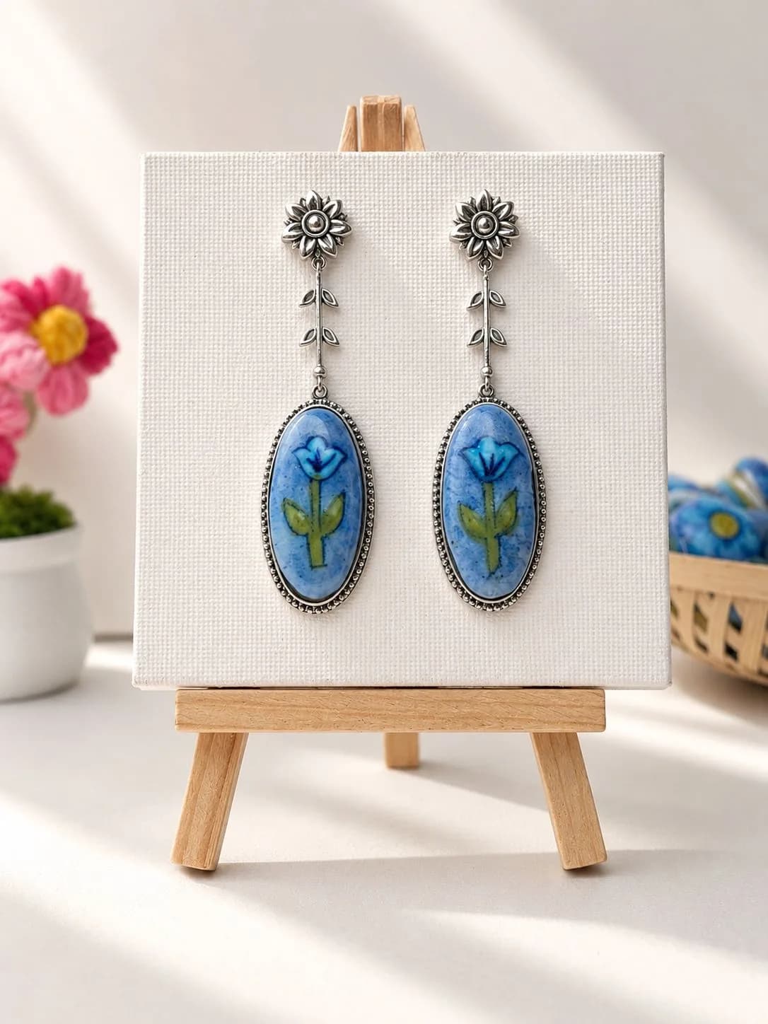 Azure Tea Danglers
