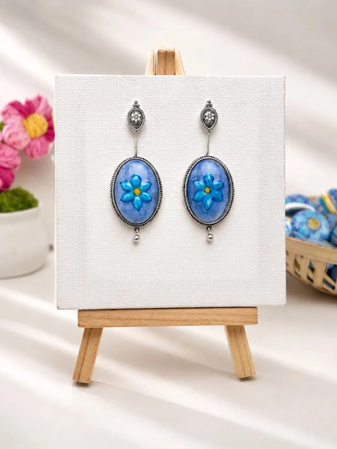 Indigo Whisper Earrings